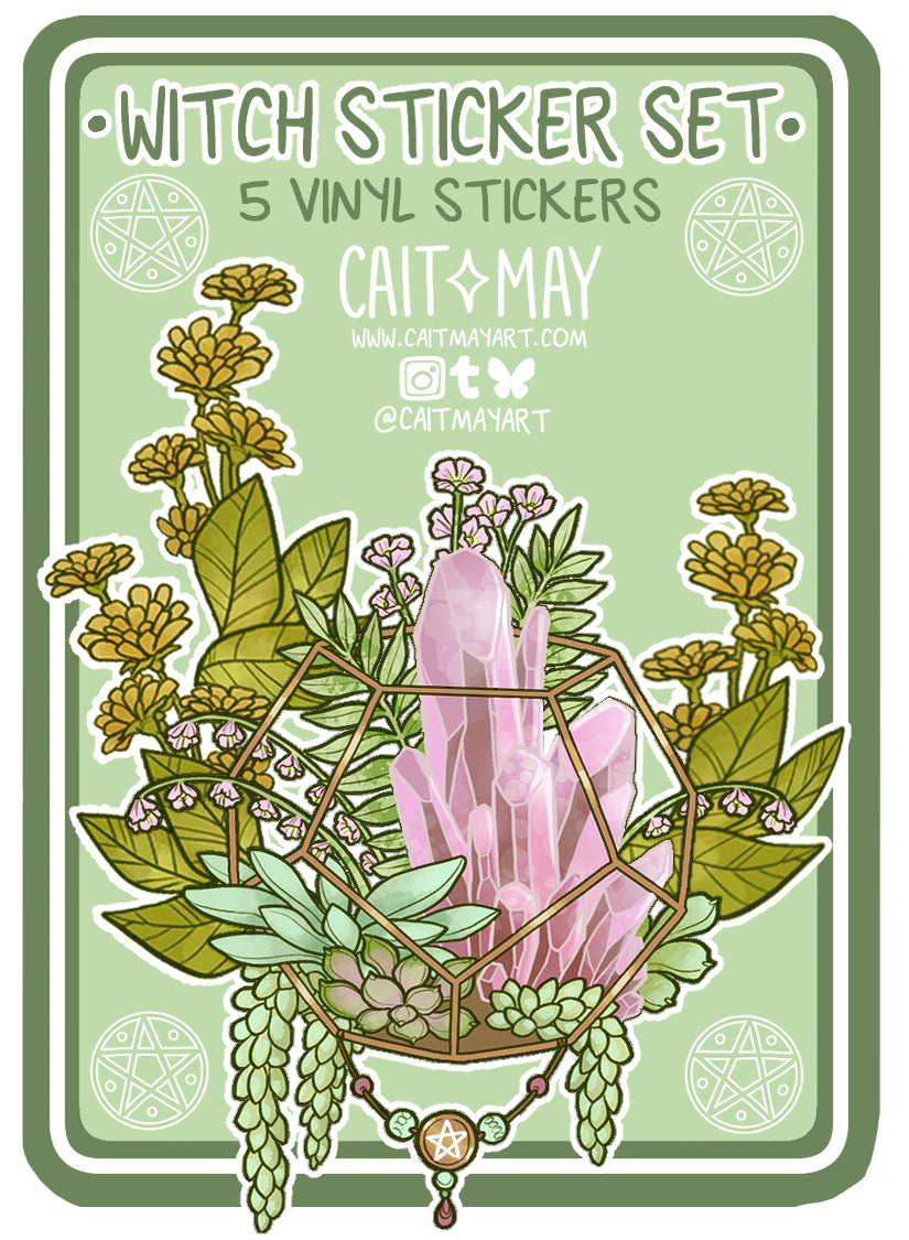 Witchy Sticker Set