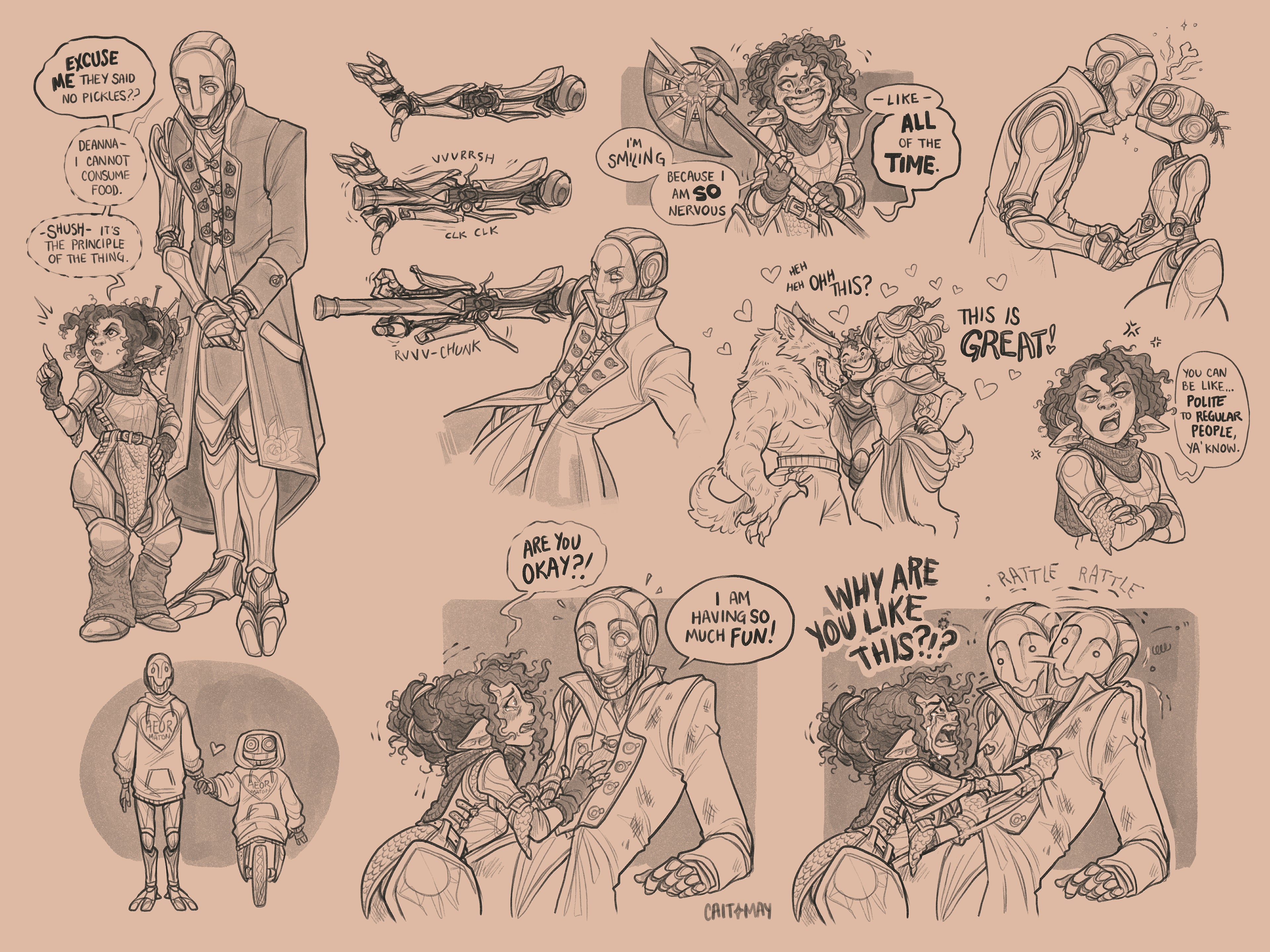 Sketch Page - Deanna/FRIDA