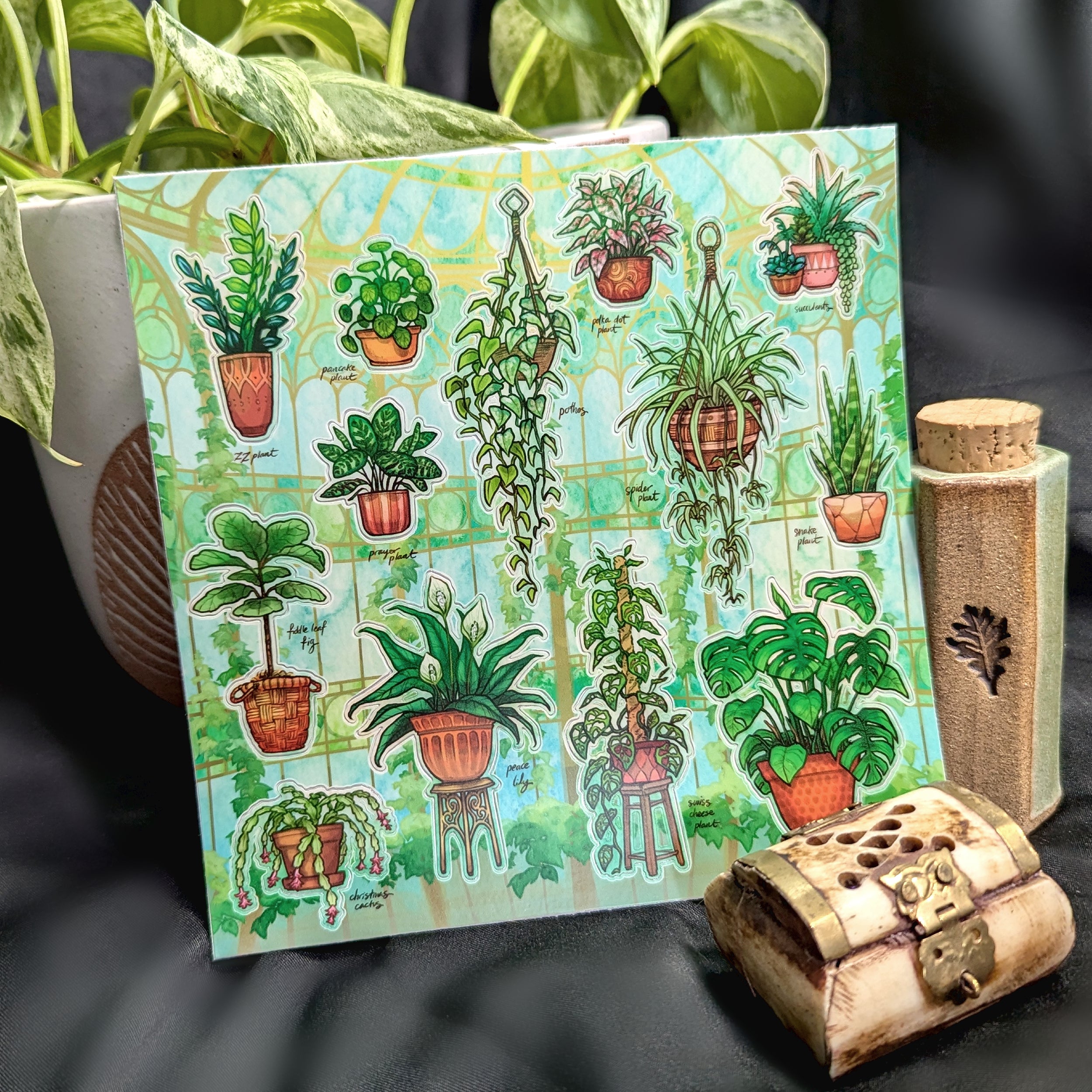 Houseplants Sticker Sheet