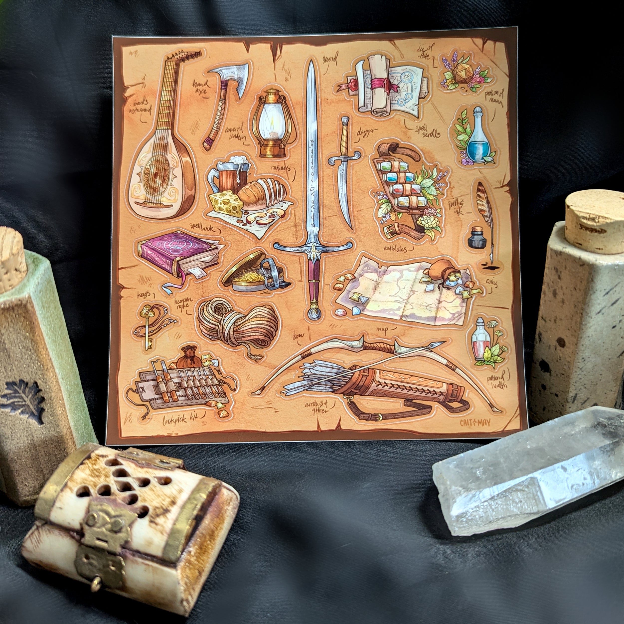Inventory Sticker Sheet