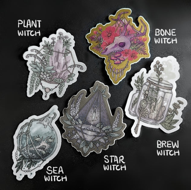 Witchy Stickers