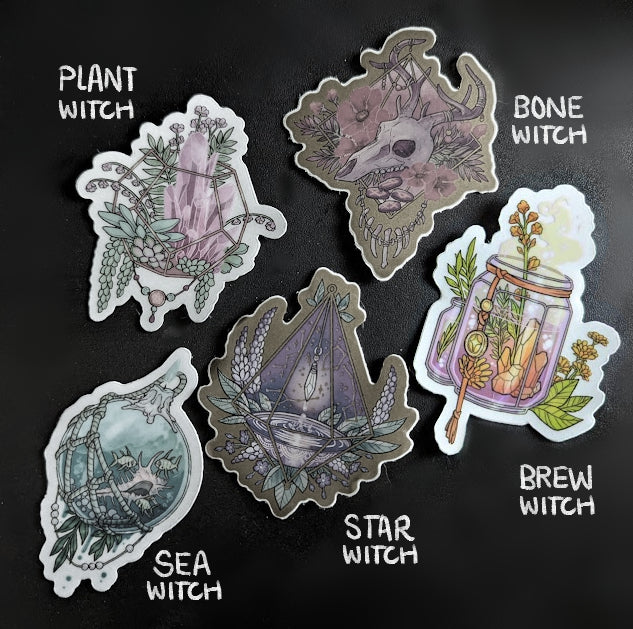 Witchy Stickers