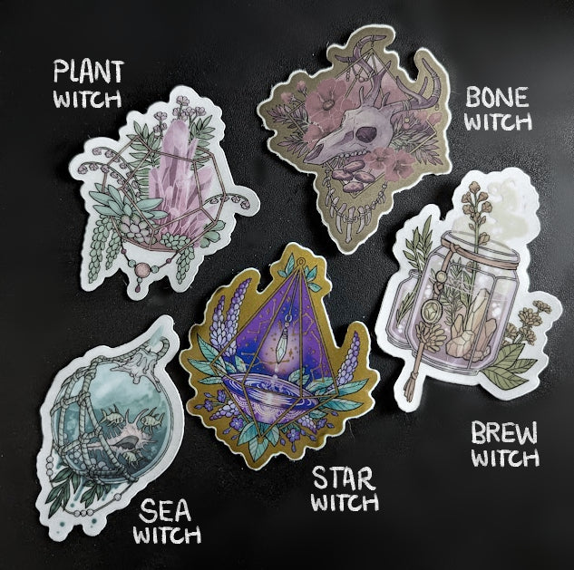 Witchy Stickers