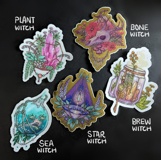 Witchy Stickers